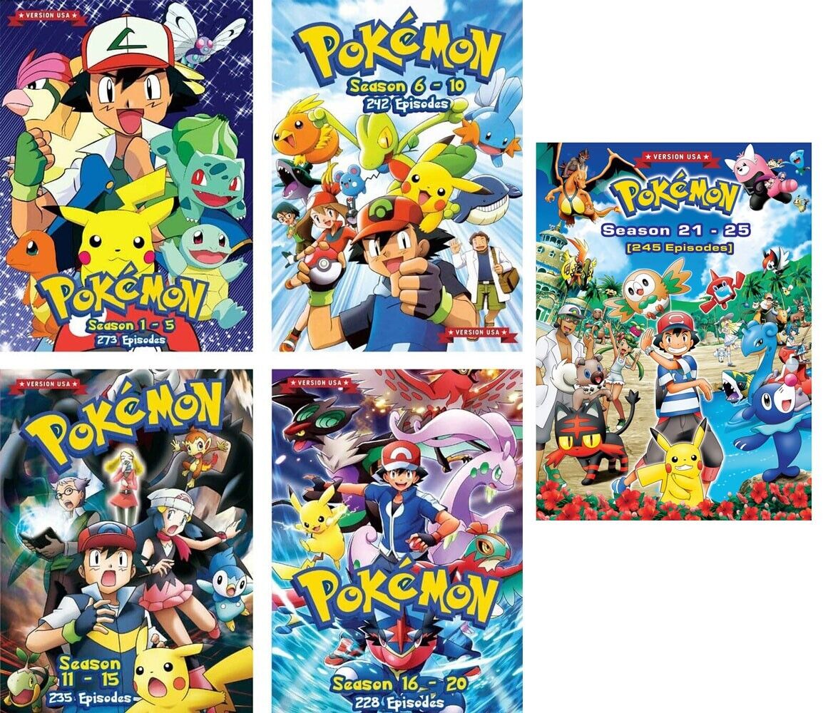 DVD Anime Pokemon Go Season 5 Master Quest Vol 1 - 64 End English