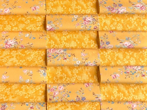 fabric patchwork squares cotton quilting craft 30 x 5” 12.5cm floral checkered - Picture 101 of 118