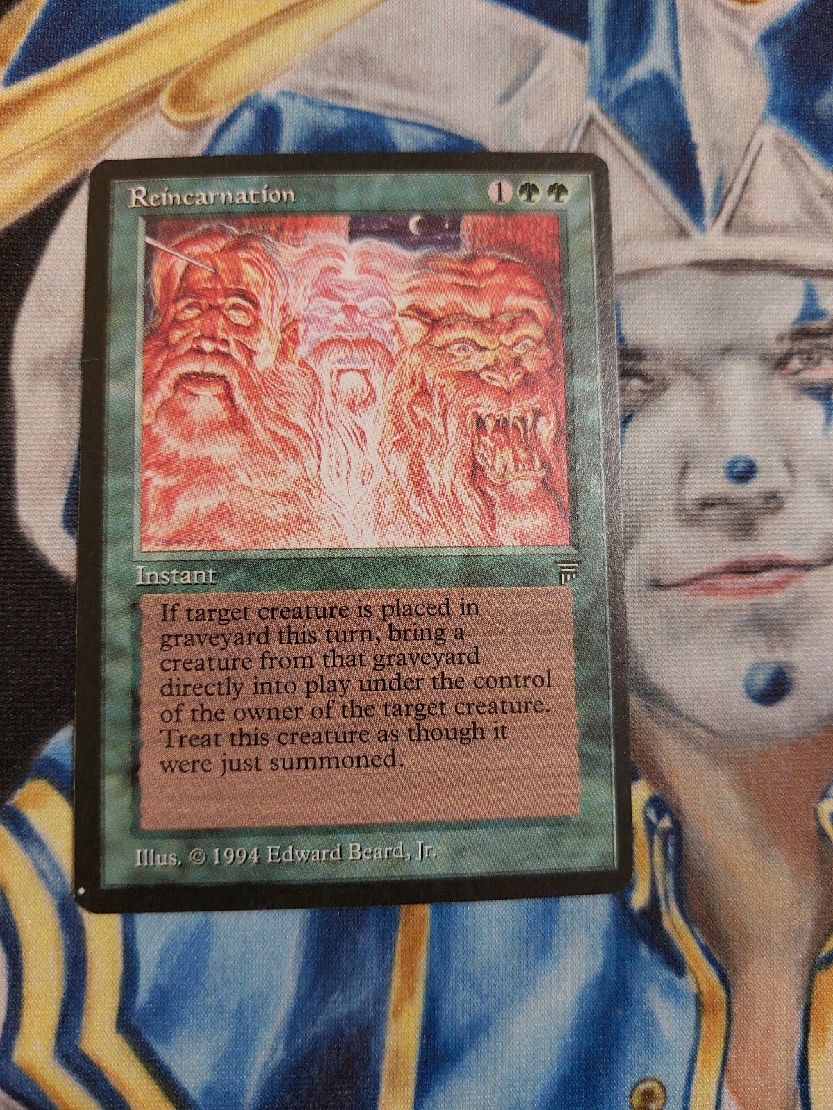 Reincarnation MTG Legends Uncommon Green Instant Near-Mint x1 GG1