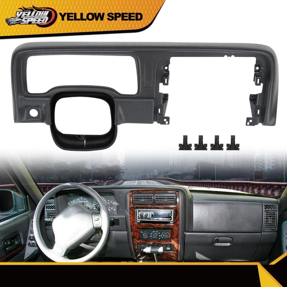 Fit For 1997-2001 Jeep Cherokee XJ Dash Bezel Trim Speedometer Column Surround - Image 2 of 4