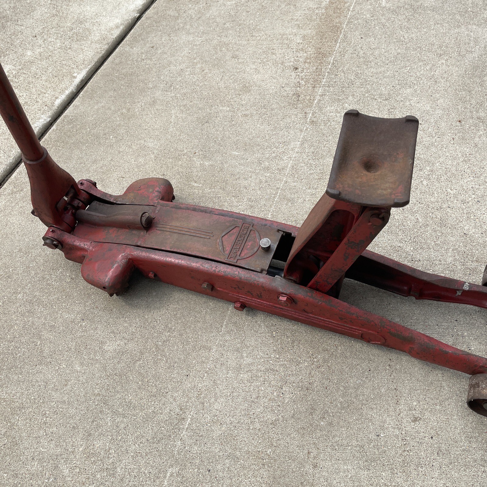 Vintage Blackhawk floor Jack Art Deco eBay