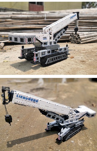 Mould King 17002 Raupenkran Crawler Crane - Bild 8 von 9