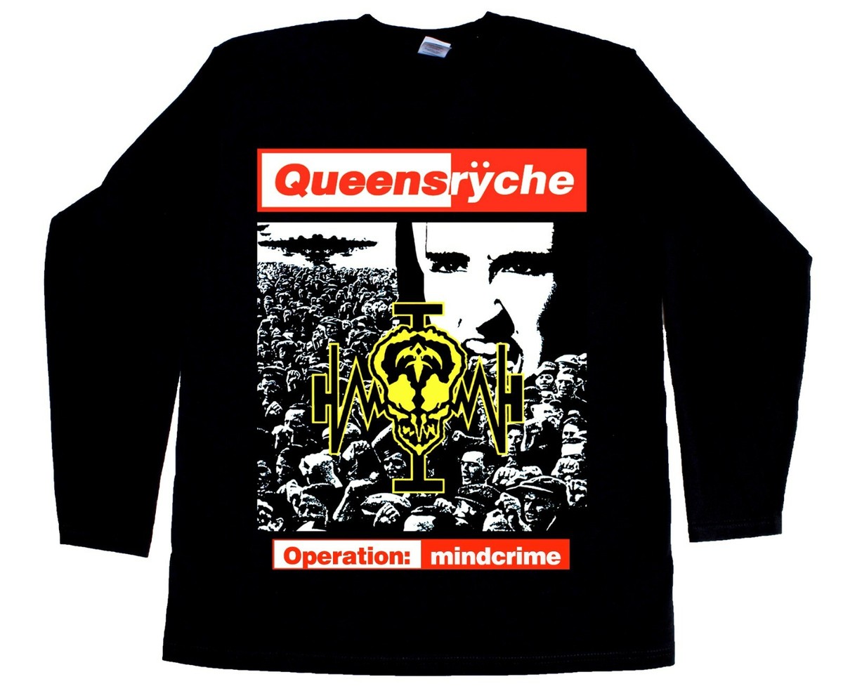 QUEENSRYCHE OPERATION MINDCRIME'88 SHORT - LONG SLEEVE NEW BLACK T
