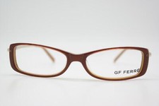 GF FERRE FF00204 Brown Yellow Gold Square Eyeglass Frame New