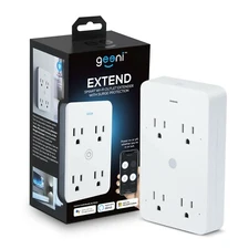 Geeni Smart Wi-Fi 4 Outlet Plug with Surge Protection — Individual Plug Control