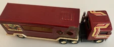 Vintage 1980 BUDDY L Steel Horse Trailer Mack Truck with Trailer & Horse