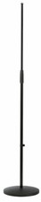 K M 260/1-BLACK 34"-62" Microphone Stand with Cast Iron Base, Black