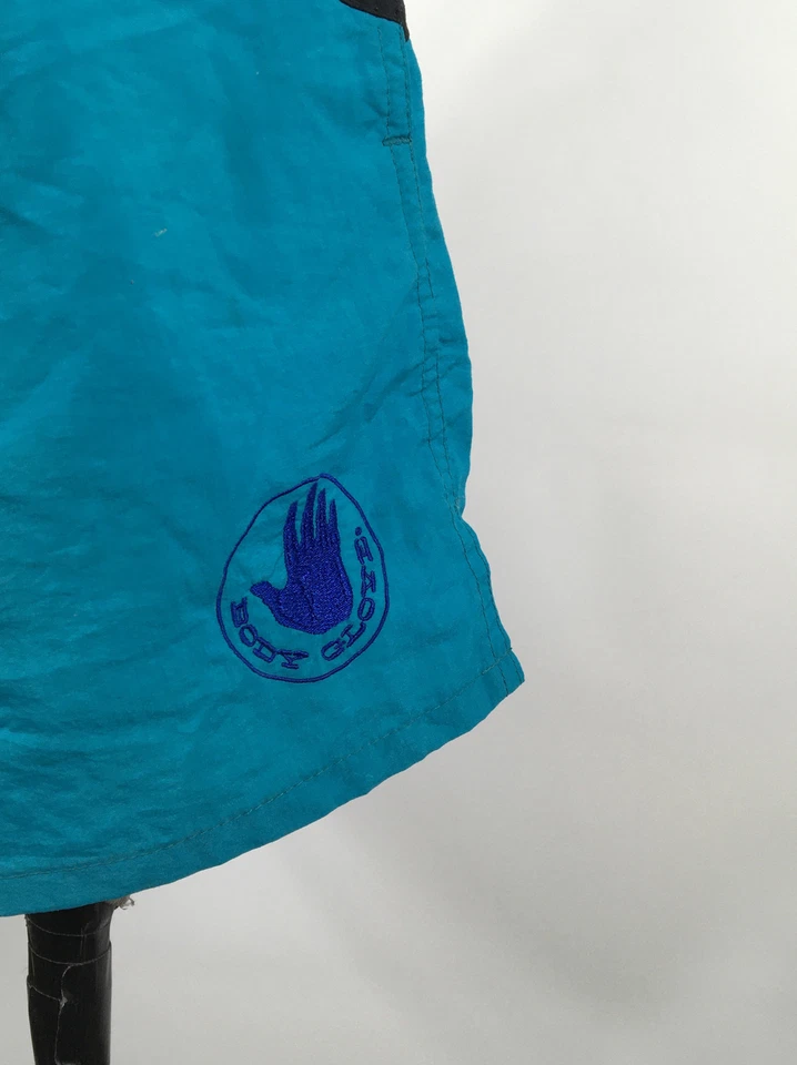 Bañador ROJO VERDE AZULADO NEGRO De Colección Body Guante Años 90 Playa Surf Color Bloque Talla XL Foto 3 de 4