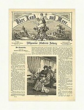 Im Tramway Holzstich Galli Straßenbahn Hund Sitze Vorhänge Bahn Rock  E 1689