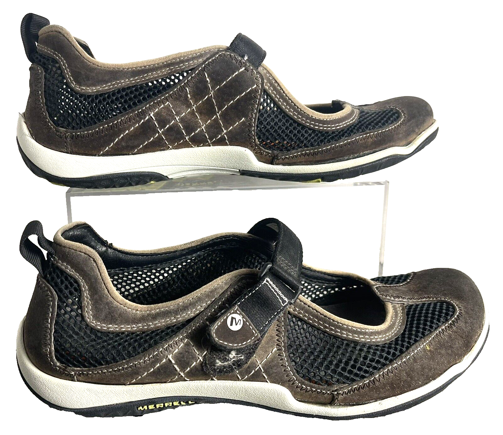 Scarpe basse Merrell Lorelei Emme 39 Mary Jane donna 8 5 nere a rete grigio scamosciato