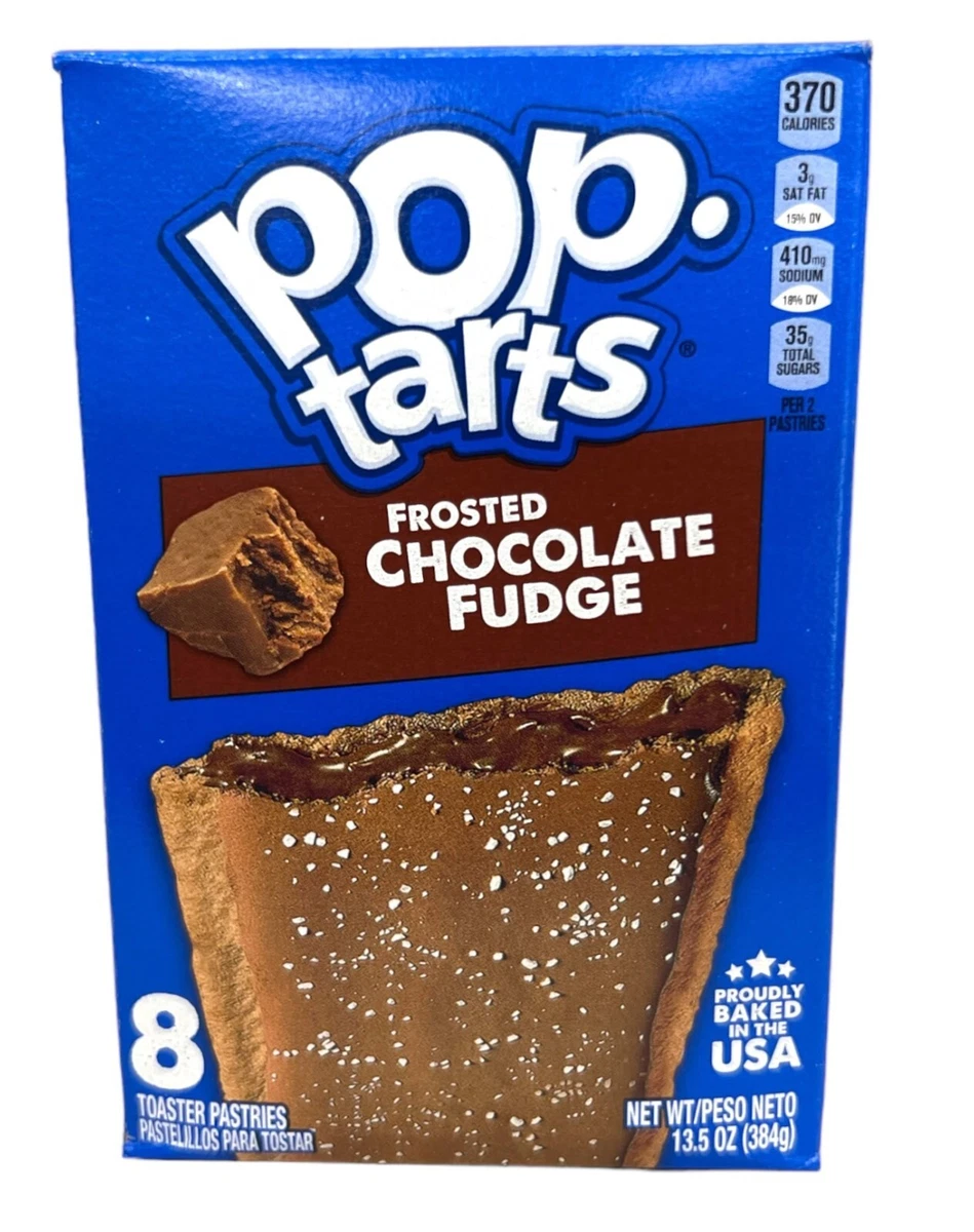 Kellogg's Pop Tarts Frosted Chocolate Fudge Toaster Pastries 13.5