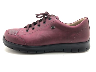 Finn Comfort Swansea Damen Halbschuh Schnürschuh Comfortschuh Rot Gr. 38 (UK 5)