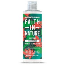 Faith In Nature Organic Aloe Vera Conditioner Soothing for Normal Hair & Scal...