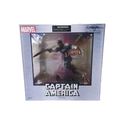 Marvel Select Gallery Diorama - Comic PVC Statue - Captain America