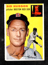 1954 Topps SID HUDSON Boston Red Sox Pitcher #93