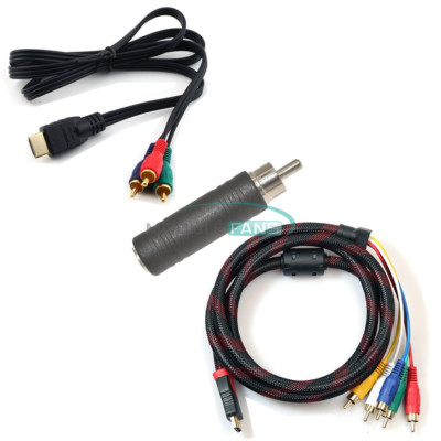 HDMI Male to 3/5RCA Audio Video Component Cable HDTV Converter Adapter