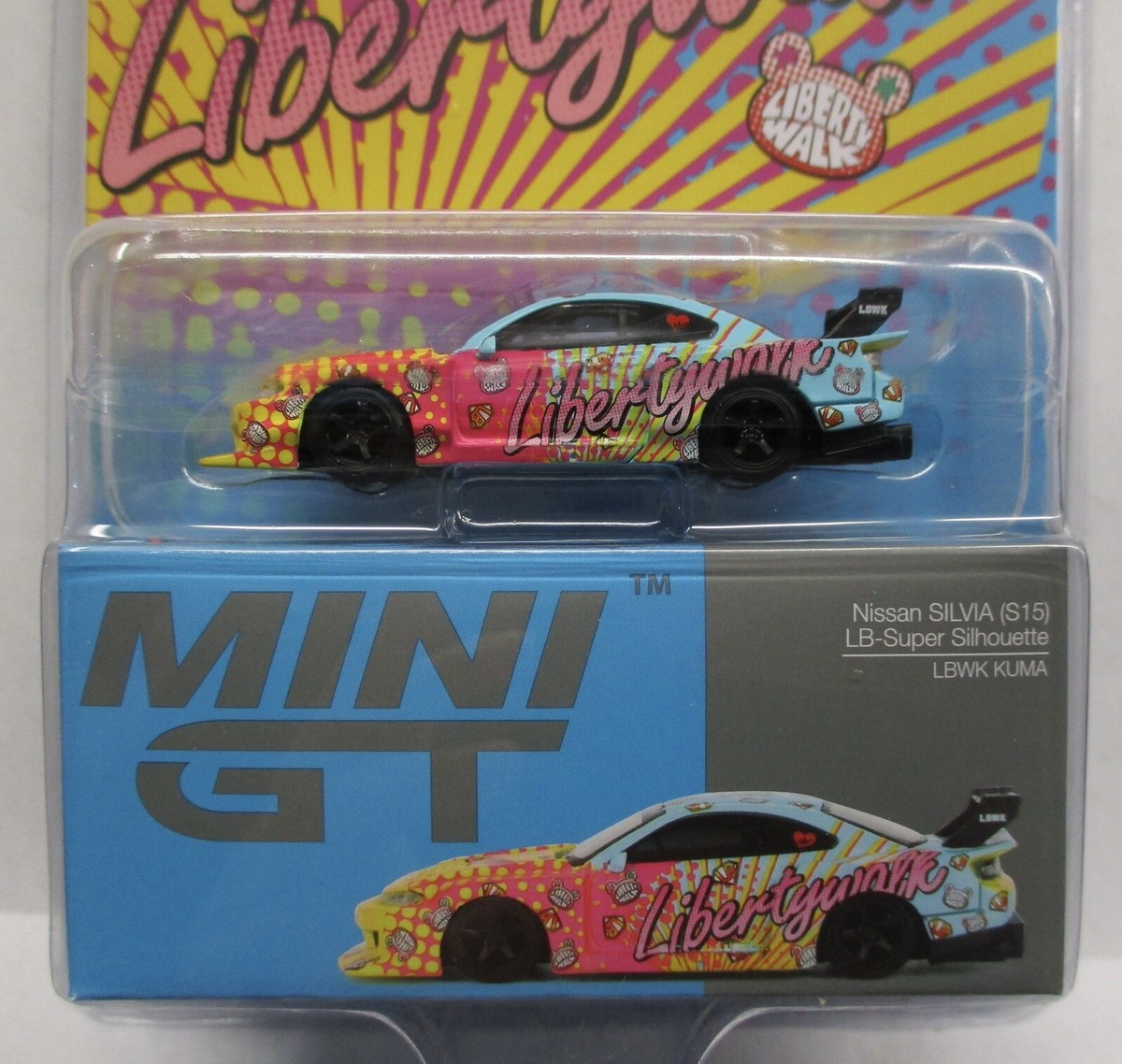 MINI GT 1/64 DIECAST NISSAN SILVIA S15 LB SUPER SILHOUETTE LIBERTY