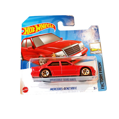    FACTORY ERROR * Hot Wheels MERCEDES-BENZ 500 E in OVP * fehlerhaftes Heck