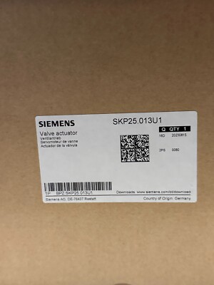 Siemens SKP25.013U1 - (BRAND NEW) GAS VALVE ACTUATOR, 120V, 50/60HZ, 13.5VA