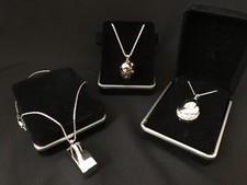 Amore Jewell Funeral Keepsake Necklace Cremation Ashes Urn various shapes