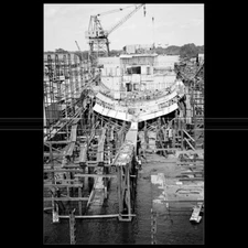 Photo B.000562 USS CANOPUS AS-34 US NAVY SHIPYARD 1964 BATTLESHIP