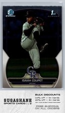 2023 Bowman Draft BDC-37 Isaiah Coupet Colorado Rockies Baseball Card