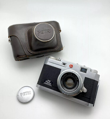 Vintage Petri 35mm Rangefinder Camera Color Corrected Super