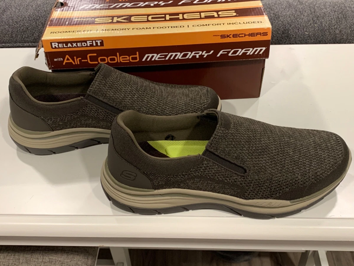 Skechers relaxed sales fit olive