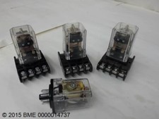 Allied Electronics, Inc. Kn115-2C-24D, Lot Of 4, 8 Pin Relays 115Vac/ 24Vdc
