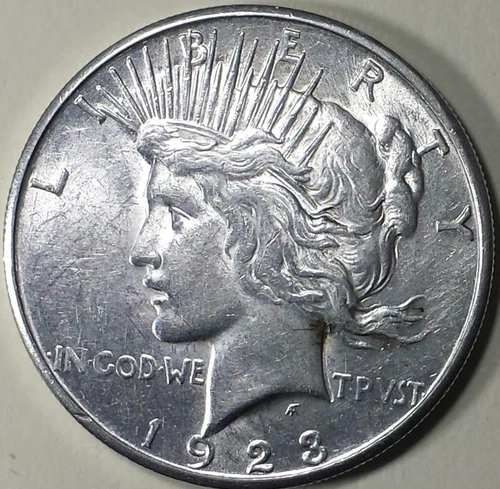 1923 - S   Peace Dollar - ** CHBU ** Beautiful Silver Dollar.
