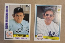 1982 Donruss and 1984 Topps Traded - Yogi Berra