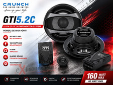 Crunch GTI5.2C 13 Cm (5.25") Component System Speakers 160 Watt