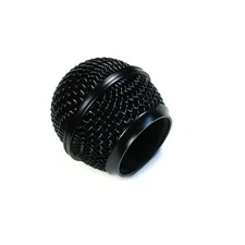 Mesh Microphone Grille Fits Shure SM58 Microphone ,Black Plated