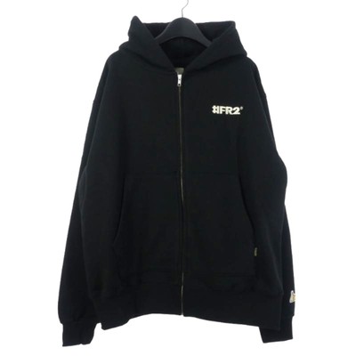FR2 Ise Embroidery Paisley Pattern Zip-up Hoodie Embroidered