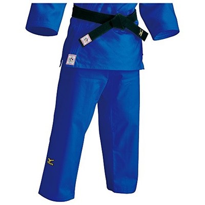 Mizuno Judo Gi Champion Pants Blue 5Y Unisex IJF Approved Stretch Fabric New