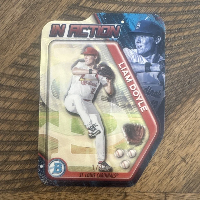 2025 Bowman Draft Baseball Liam Doyle In Action Superfractor 1/1