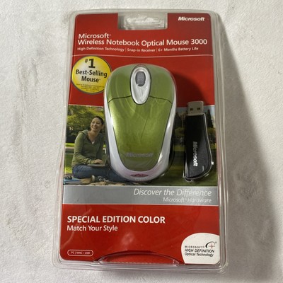 NEW Microsoft Notebook 3000 Wireless Optical Mouse Special Edition Mac PC Sealed