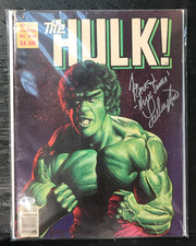 The Hulk Magazine #24 Cover by Joe Josko & SIGNED by Lou Ferrigno
