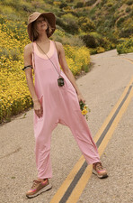 Free People - Movement - Prism Pink - Hot Shot Jumpsuit Sz M