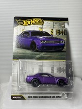 Hotwheels 1/64 🇨🇵 2pack 2018 Dodge Challenger SRT Démon de 2025 RealRiders
