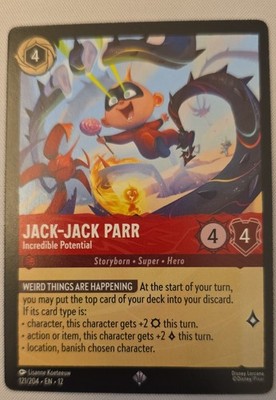 Jack-Jack Parr - Incredible Potential 121/204 Wilds Unknown Regular