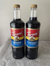 Torani Lavender Flavored Syrup, (2) 1L Bottle...