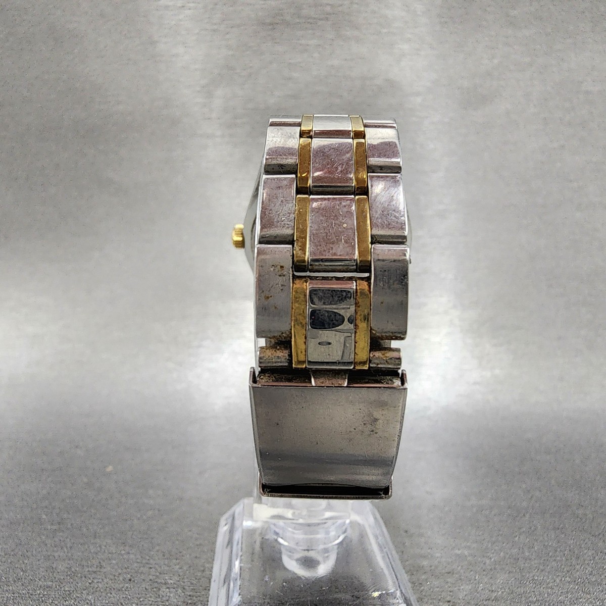 Hamilton Masterpiece Watch Men 36mm Silver Dial Two Tone Date