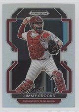 2022 Panini Prizm Draft Picks Silver Jimmy Crooks III #PDP127 0u66