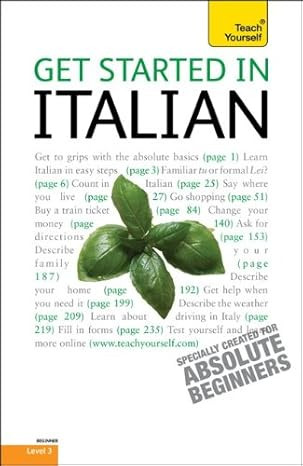 Get Started in Italian: A Teach Yourself Guide [TY: Language Guides] - Picture 1 of 1