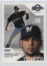 2007 Milwaukee Brewers Police Carlos Villanueva 14pi