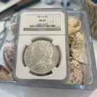 1891 - O.  Morgan Silver Dollar. Key Date  Graded    MS 62 By NGC. Looks 63 ???
