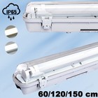 LED Feuchtraumleuchte Wannenleuchte 60/120/150cm Keller Decken Werkstattlampe