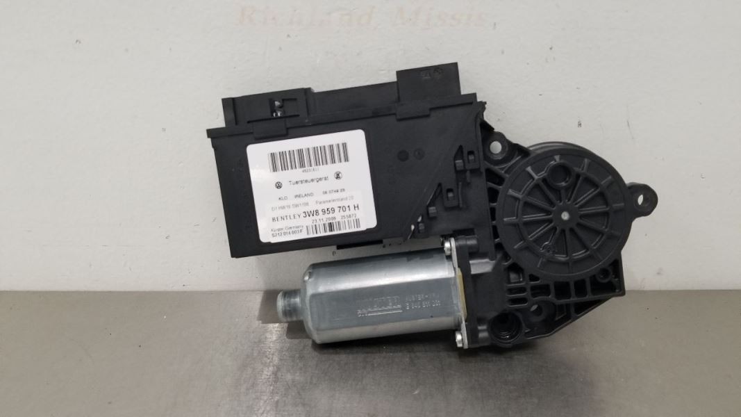 2010 BENTLEY CONTINENTAL GT DOOR WINDOW REGULATOR MOTOR FRONT LEFT DRIVER
