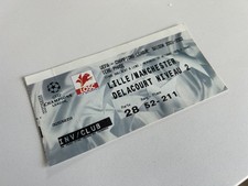 2001 Lille v Manchester United Match Ticket Stub Used Champions League Rare